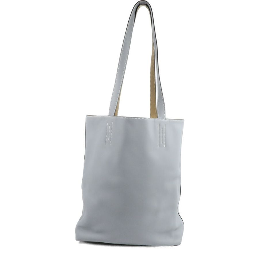 HERMES Swift皮革Double Sens 28肩背袋/手挽袋Gris Pantin/Poussier-1