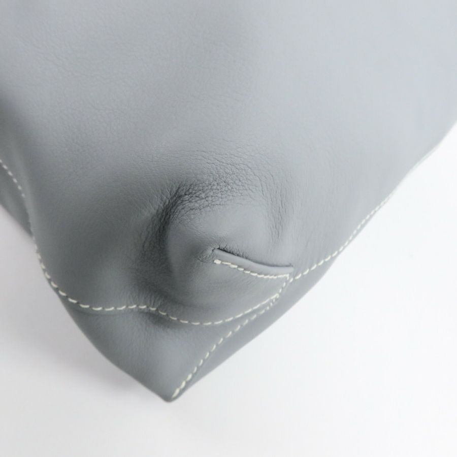 HERMES Swift皮革Double Sens 28肩背袋/手挽袋Gris Pantin/Poussier-10