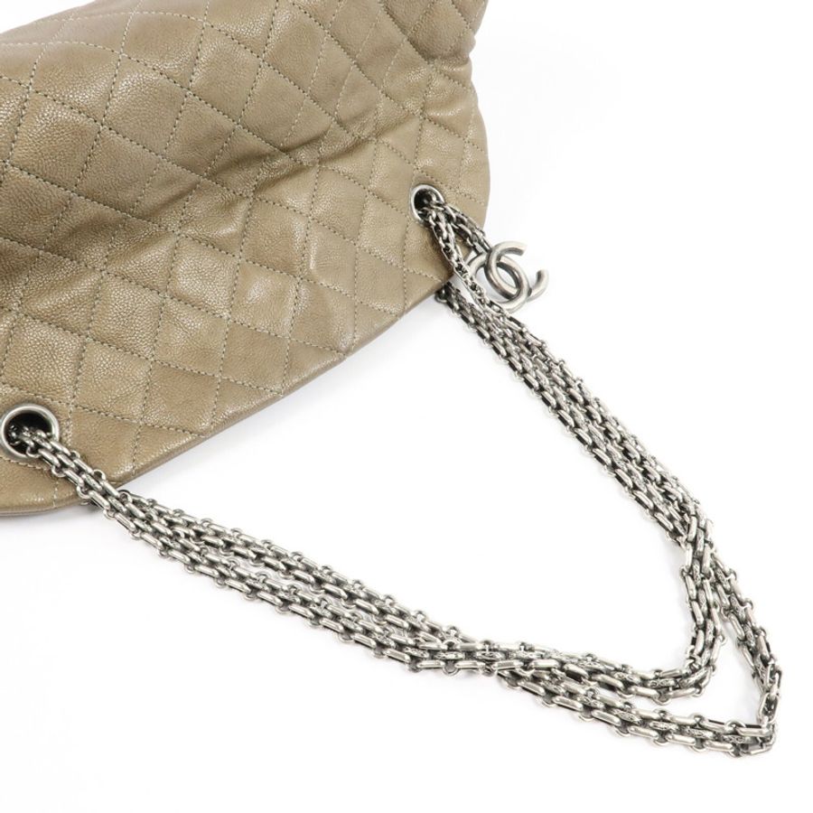 CHANEL 牛皮皮革Just Mademoiselle Bowling Bag鏈帶肩背袋-8