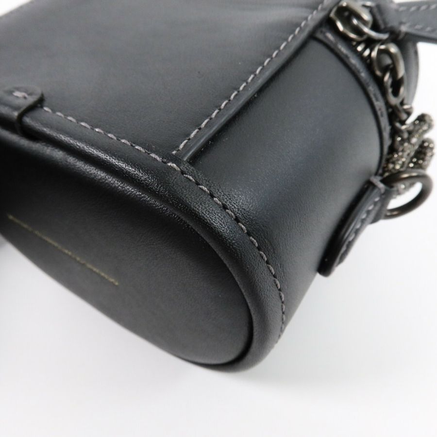 COACH 牛皮皮革Mini Trail 12手挽肩背兩用袋-11