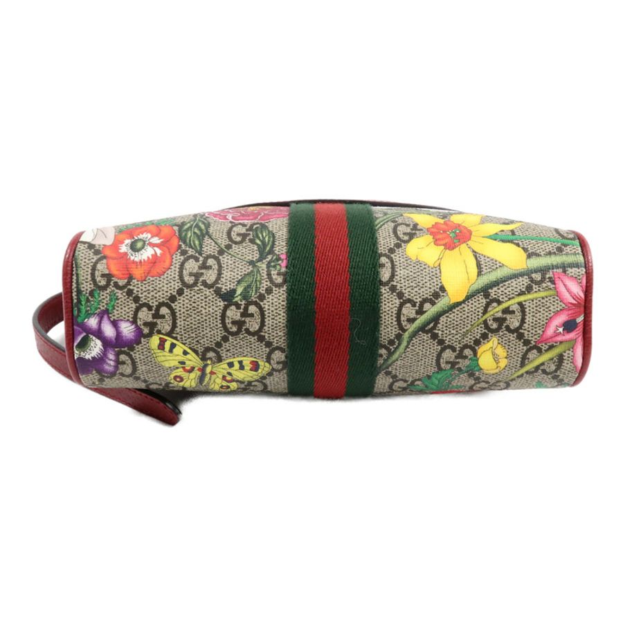 GUCCI 塗層帆布Ophidia GG Supreme Floral肩背袋-3