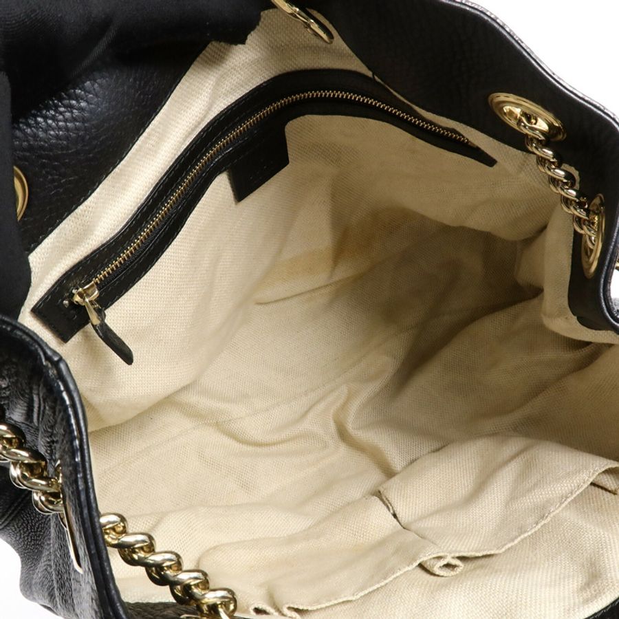GUCCI 牛皮皮革Chain Shoulder Bag鏈帶肩背袋-4