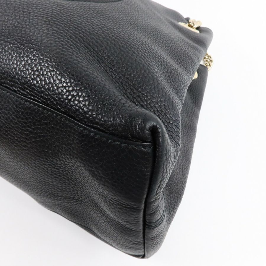 GUCCI 牛皮皮革Chain Shoulder Bag鏈帶肩背袋-9