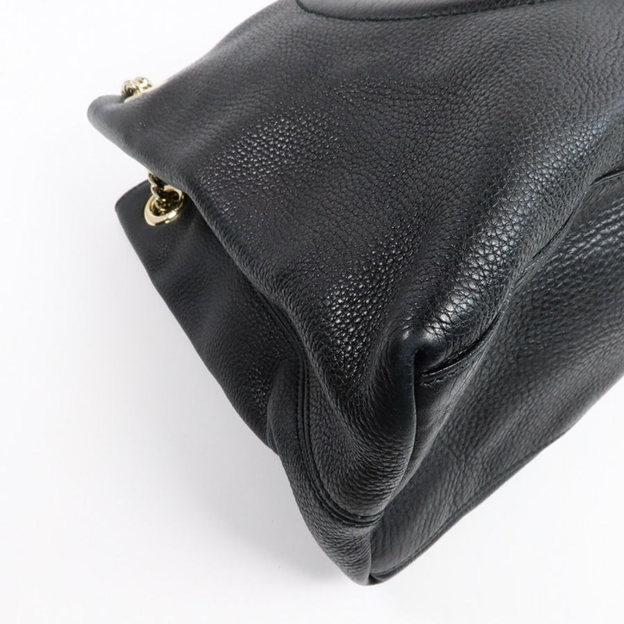 GUCCI 牛皮皮革Chain Shoulder Bag鏈帶肩背袋-10