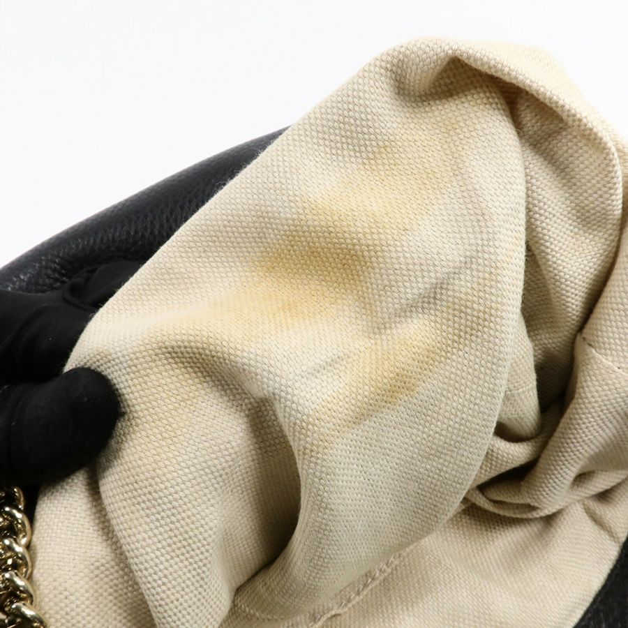 GUCCI 牛皮皮革Chain Shoulder Bag鏈帶肩背袋-15