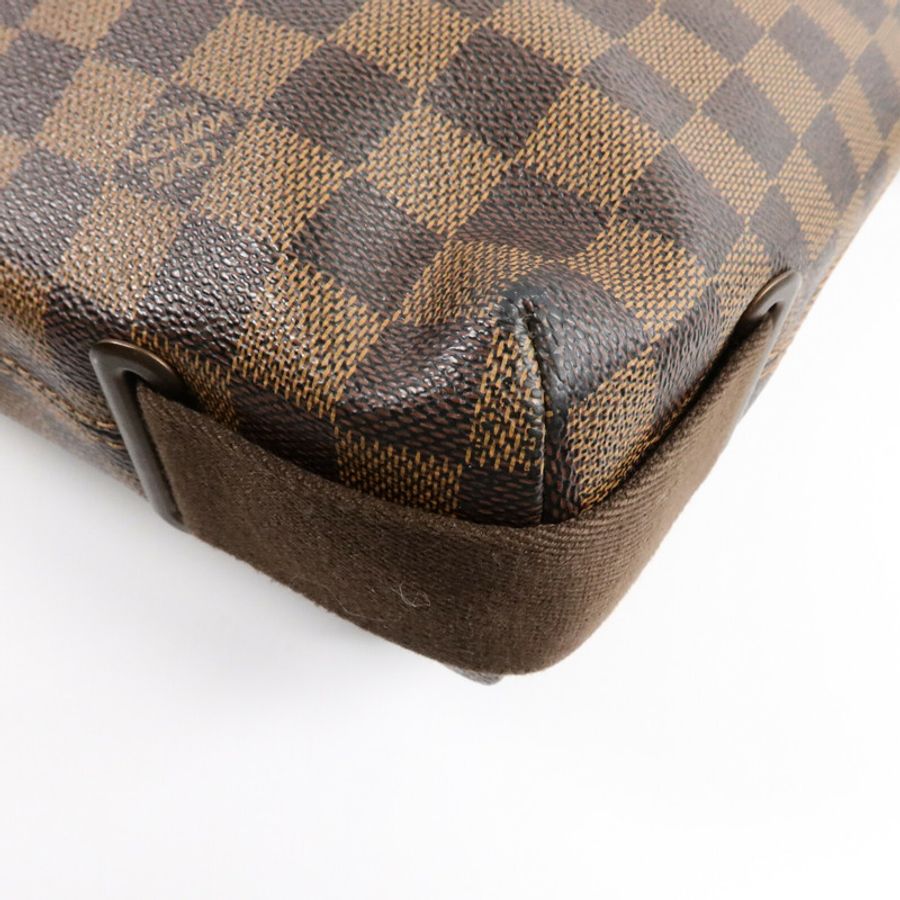 LOUIS VUITTON Damier Brooklyn MM肩背袋-11