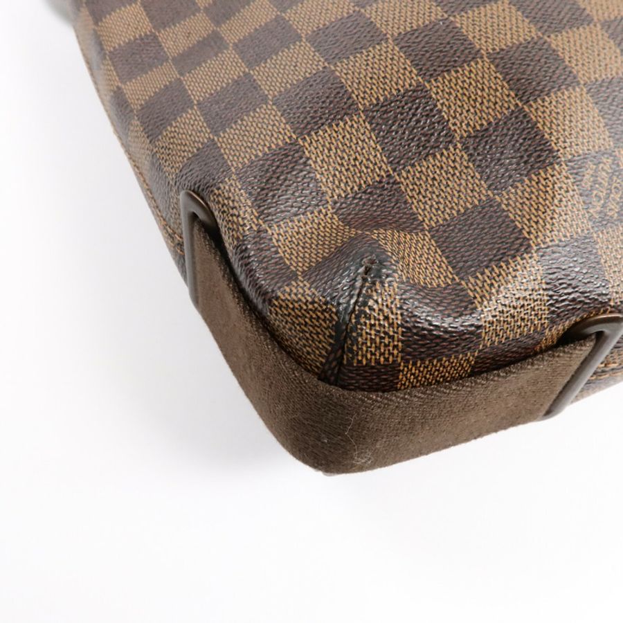 LOUIS VUITTON Damier Brooklyn MM肩背袋-12