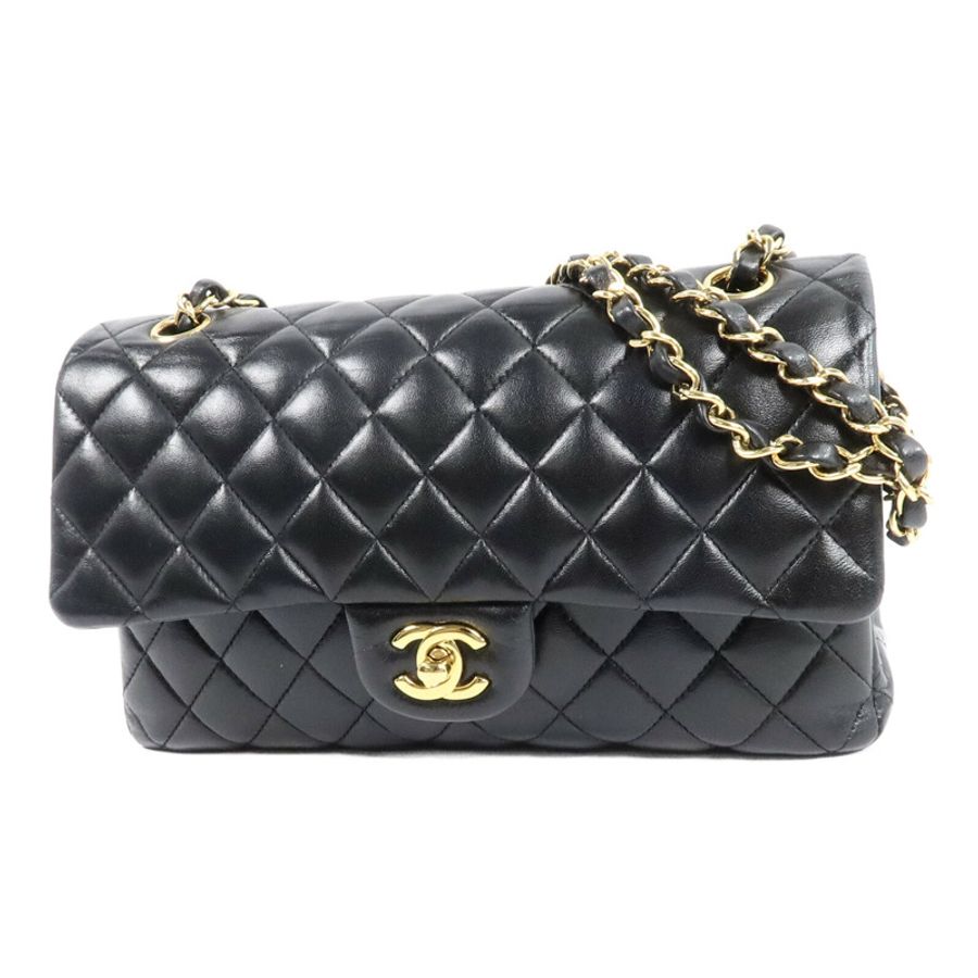 CHANEL 羊皮皮革Classic 25鏈帶肩背袋-2
