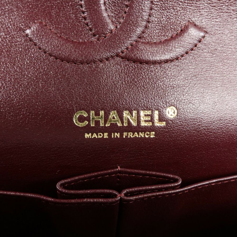 CHANEL 羊皮皮革Classic 25鏈帶肩背袋-5