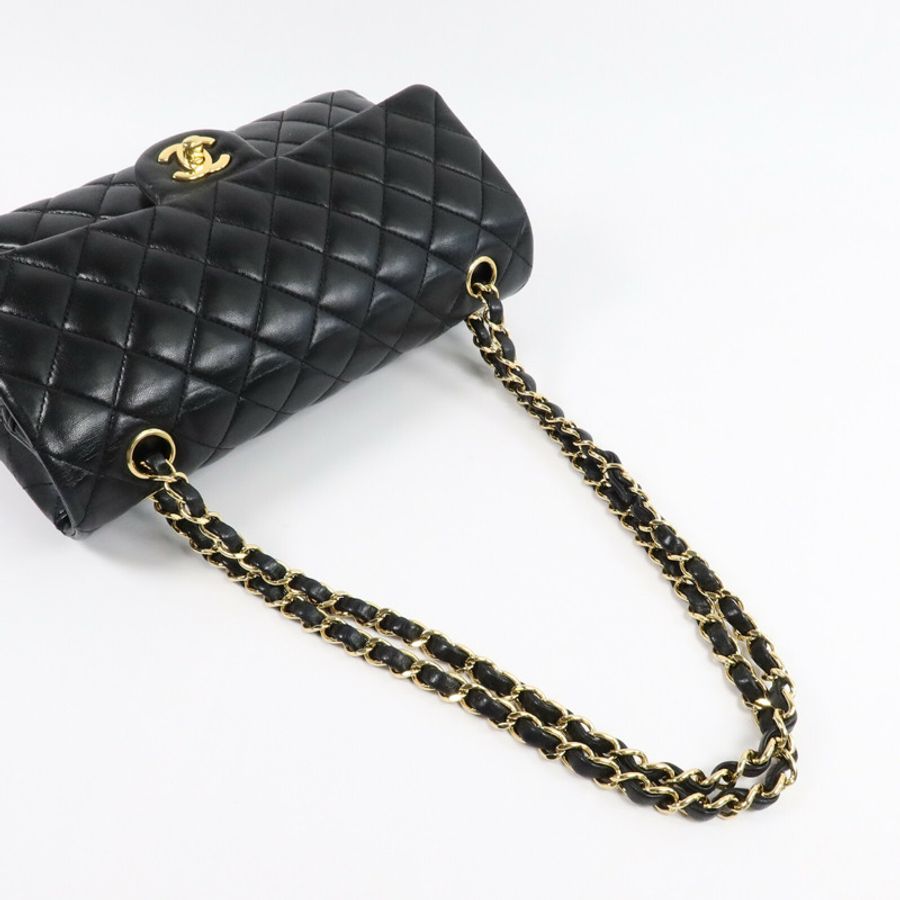 CHANEL 羊皮皮革Classic 25鏈帶肩背袋-8