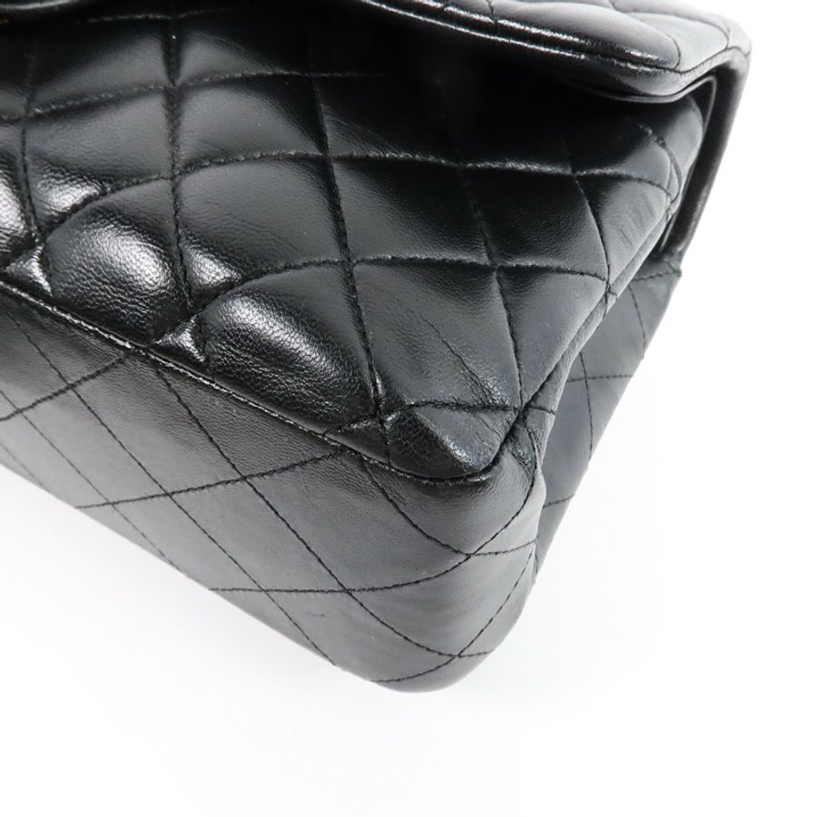 CHANEL 羊皮皮革Classic 25鏈帶肩背袋-10