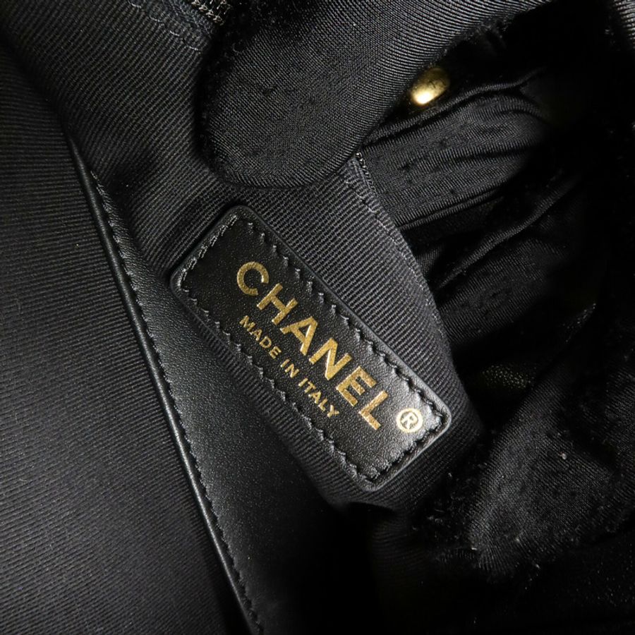CHANEL 麂皮皮革25A Suede Hobo手挽肩背兩用袋-5