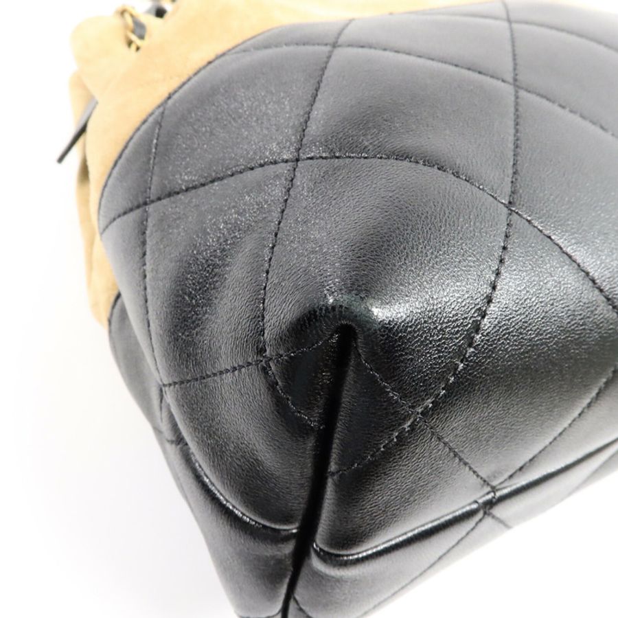 CHANEL 麂皮皮革25A Suede Hobo手挽肩背兩用袋-11