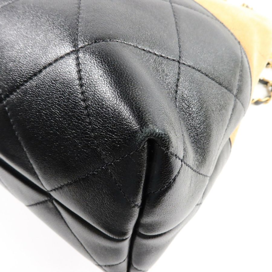 CHANEL 麂皮皮革25A Suede Hobo手挽肩背兩用袋-12
