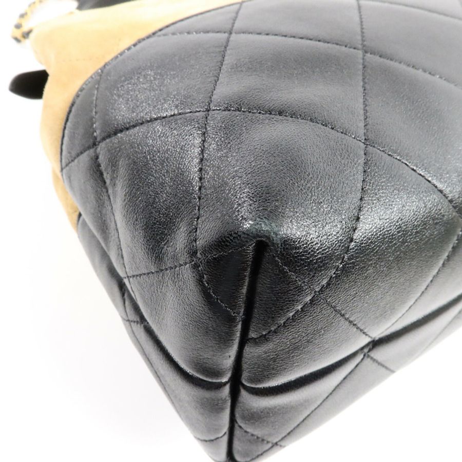 CHANEL 麂皮皮革25A Suede Hobo手挽肩背兩用袋-13