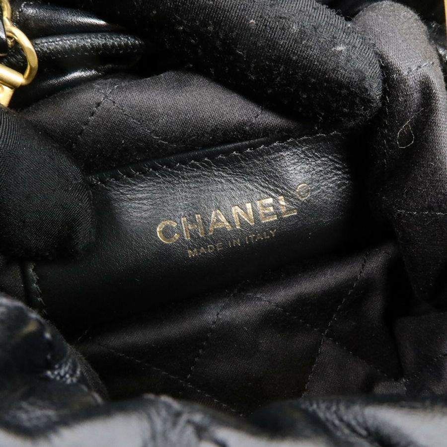 CHANEL 牛皮皮革C22 Mini手挽肩背兩用袋-5