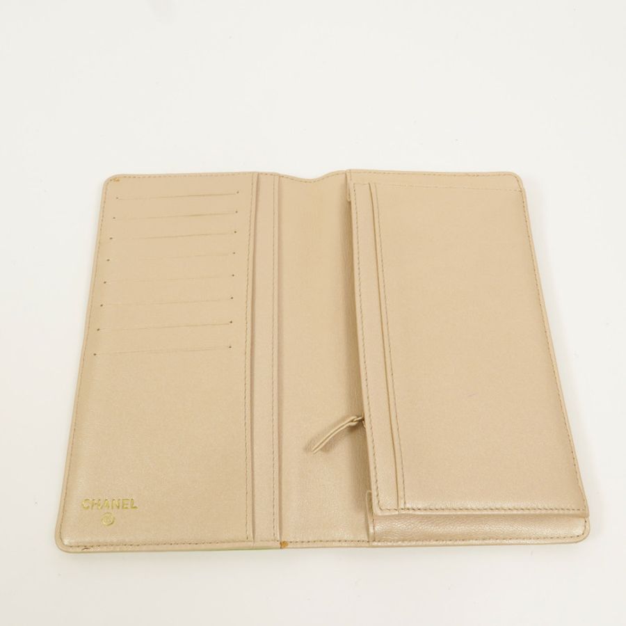 CHANEL 羊皮皮革Long Wallet長錢包-6