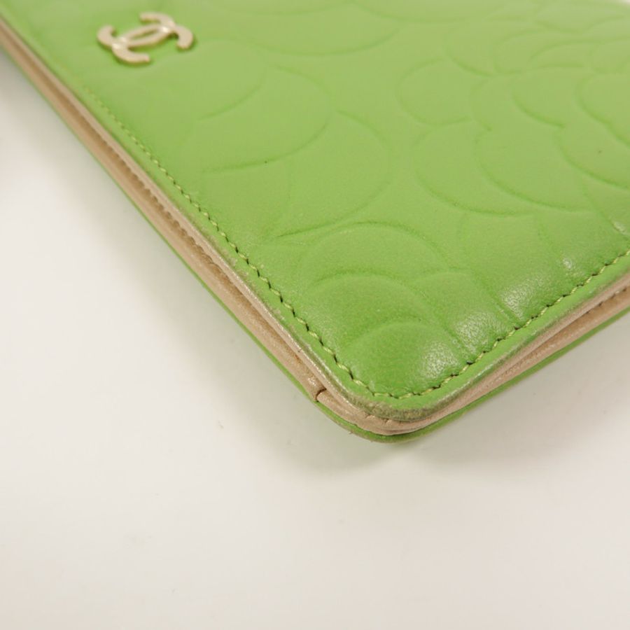 CHANEL 羊皮皮革Long Wallet長錢包-13