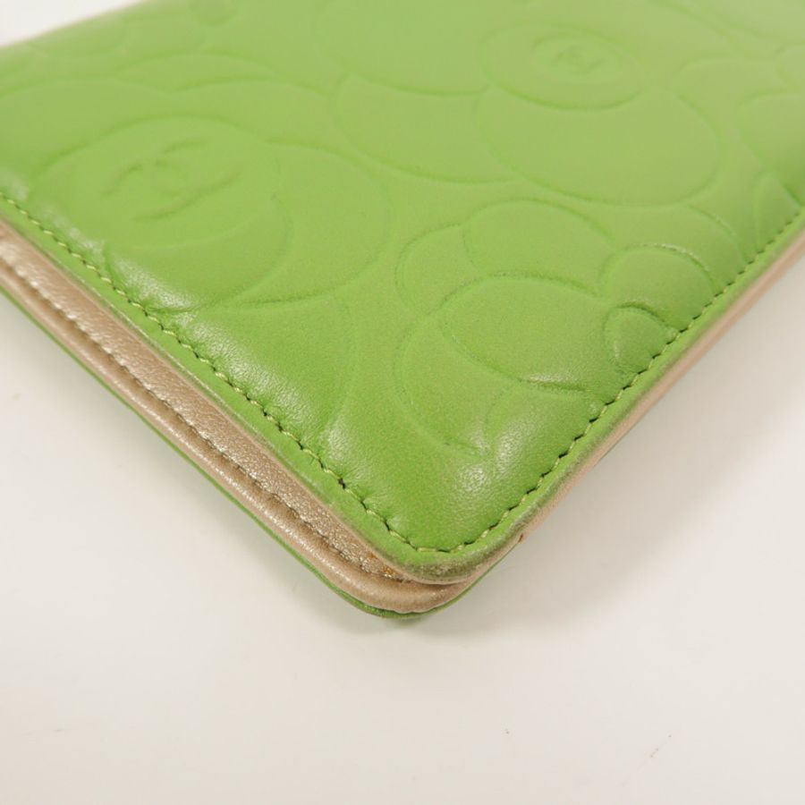 CHANEL 羊皮皮革Long Wallet長錢包-14