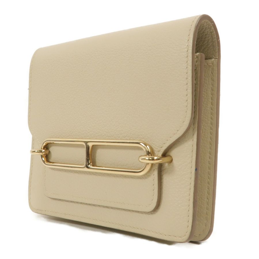 HERMES Evercolor皮革Roulis Slim手拿包Beton-2