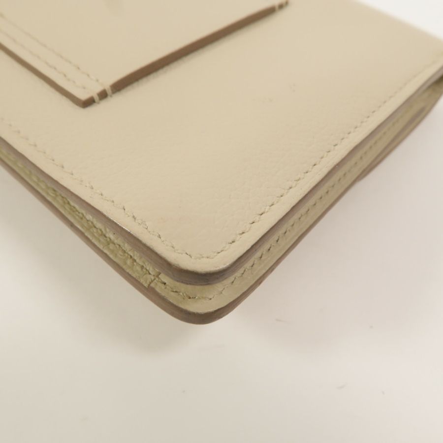 HERMES Evercolor皮革Roulis Slim手拿包Beton-15