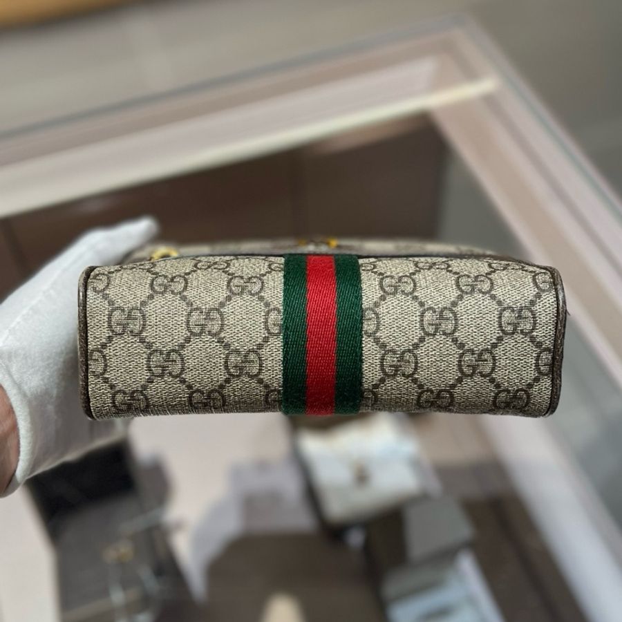 gucci古驰Ophidia系列老花复古腰包腰带-2