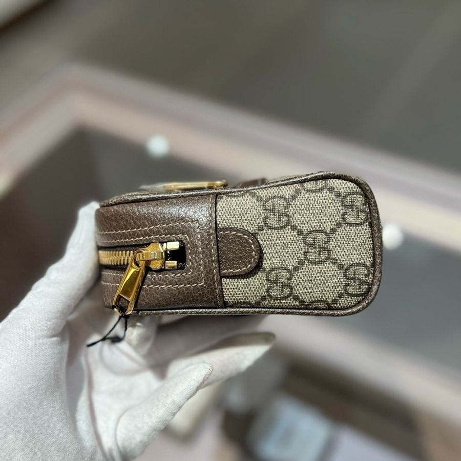 gucci古驰Ophidia系列老花复古腰包腰带-3