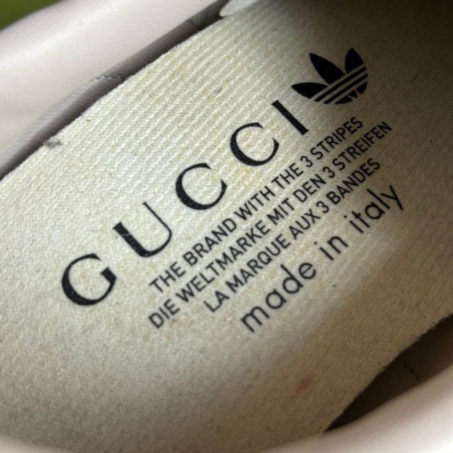 :: adidas x Gucci:: 聯名款 藍綠粉拼紅色鞋帶 多色球鞋 23.5號-6