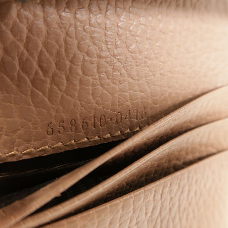 GUCCI 塗層帆布GG Marmont Wallet錢包-8