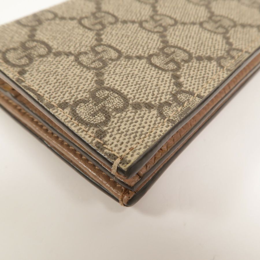 GUCCI 塗層帆布GG Marmont Wallet錢包-13