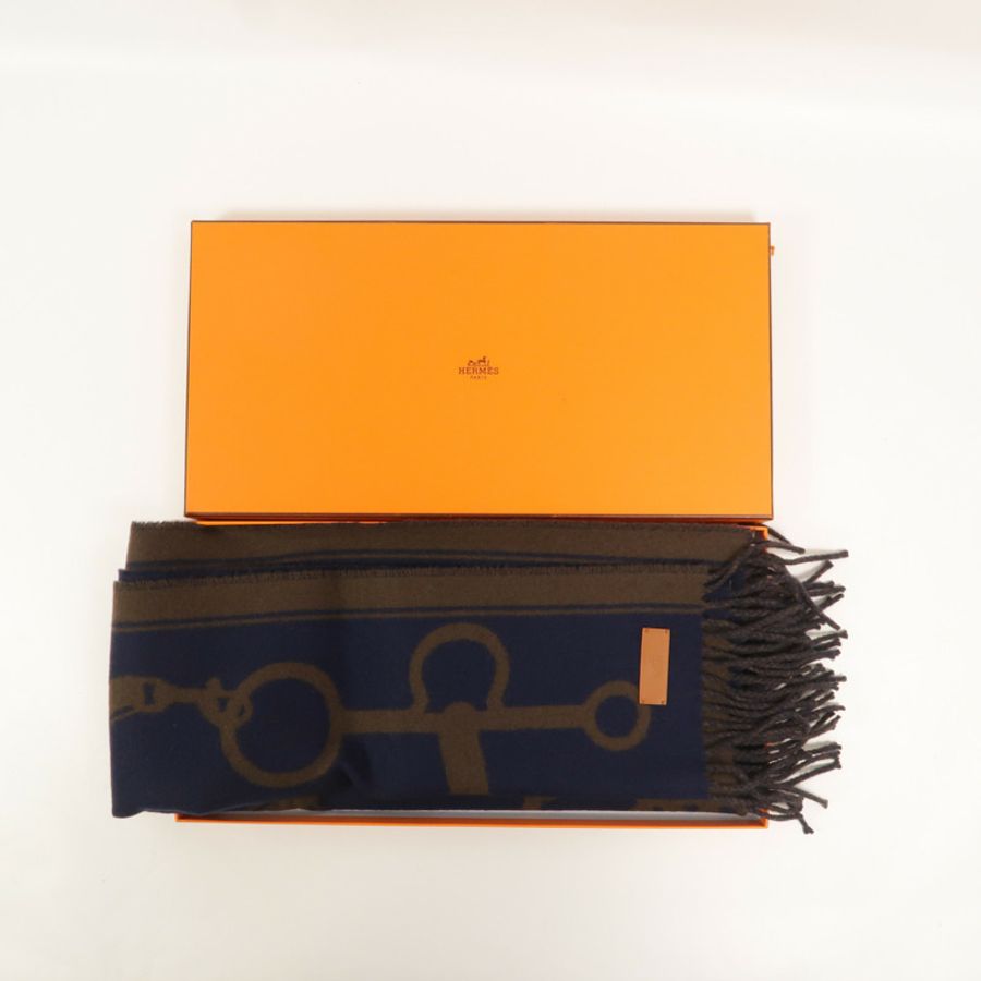 HERMES 羊絨Scarf 170x30圍巾-5