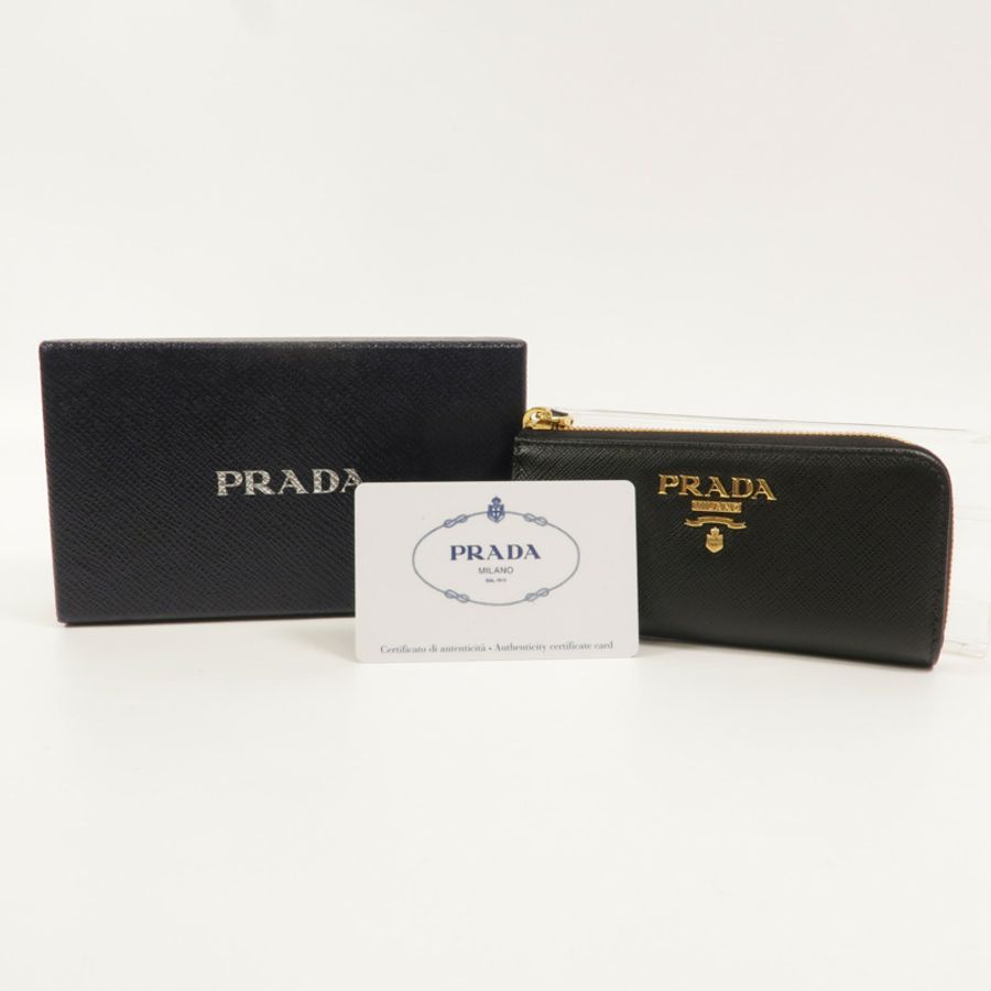 PRADA Saffiano皮革Coin case零錢包-11