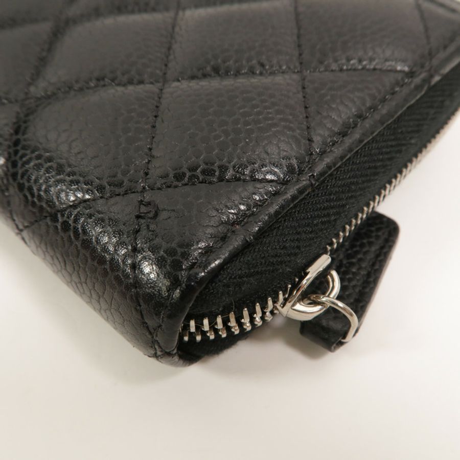 CHANEL 牛皮皮革Classic Zipped Long Wallet長錢包-15