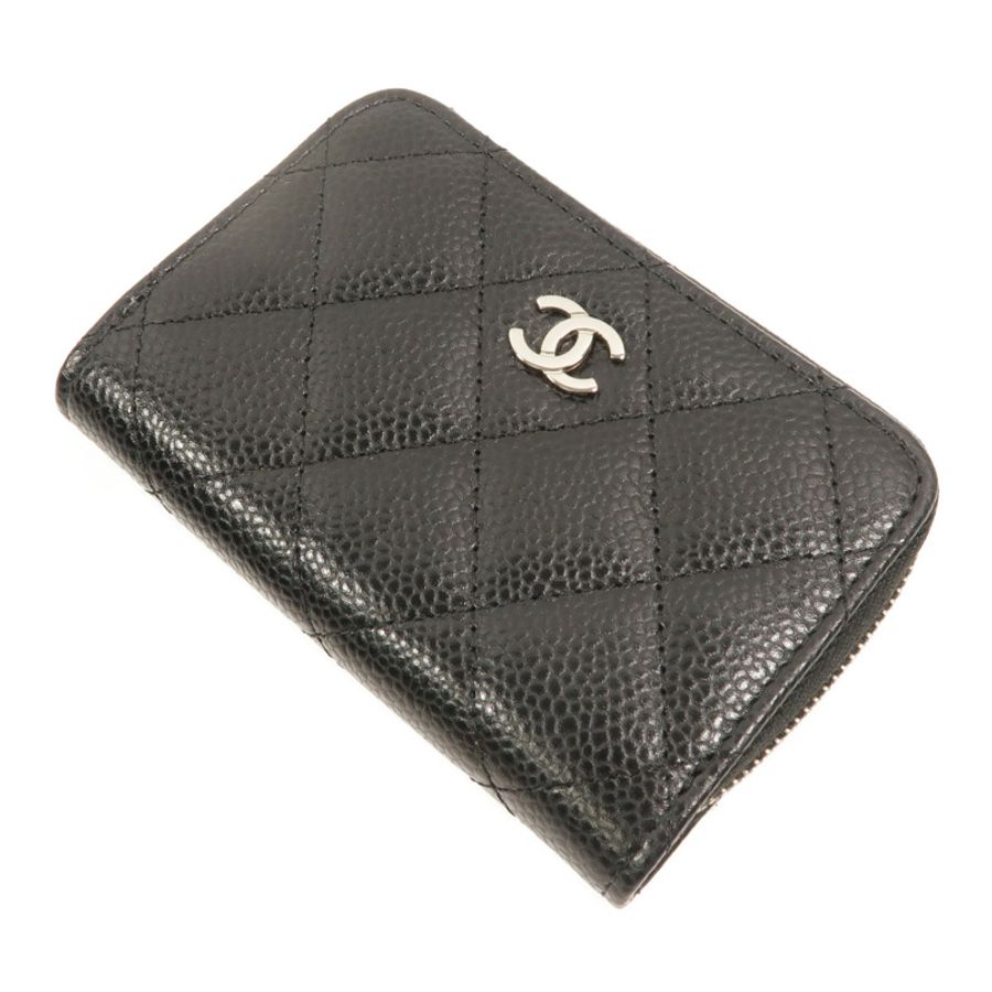 CHANEL 牛皮皮革Classic Zipped Coin Purse零錢包-4