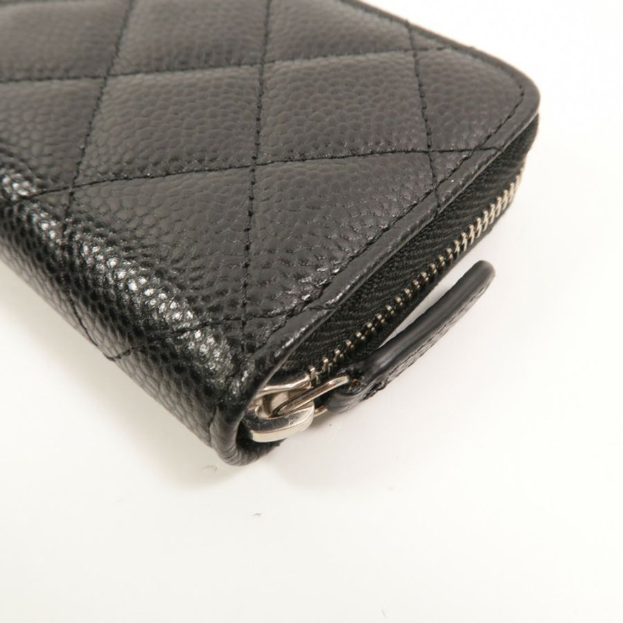 CHANEL 牛皮皮革Classic Zipped Coin Purse零錢包-15