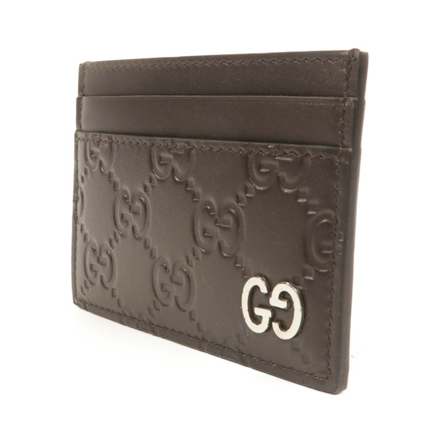GUCCI 牛皮皮革Signature Card Case卡片套-2