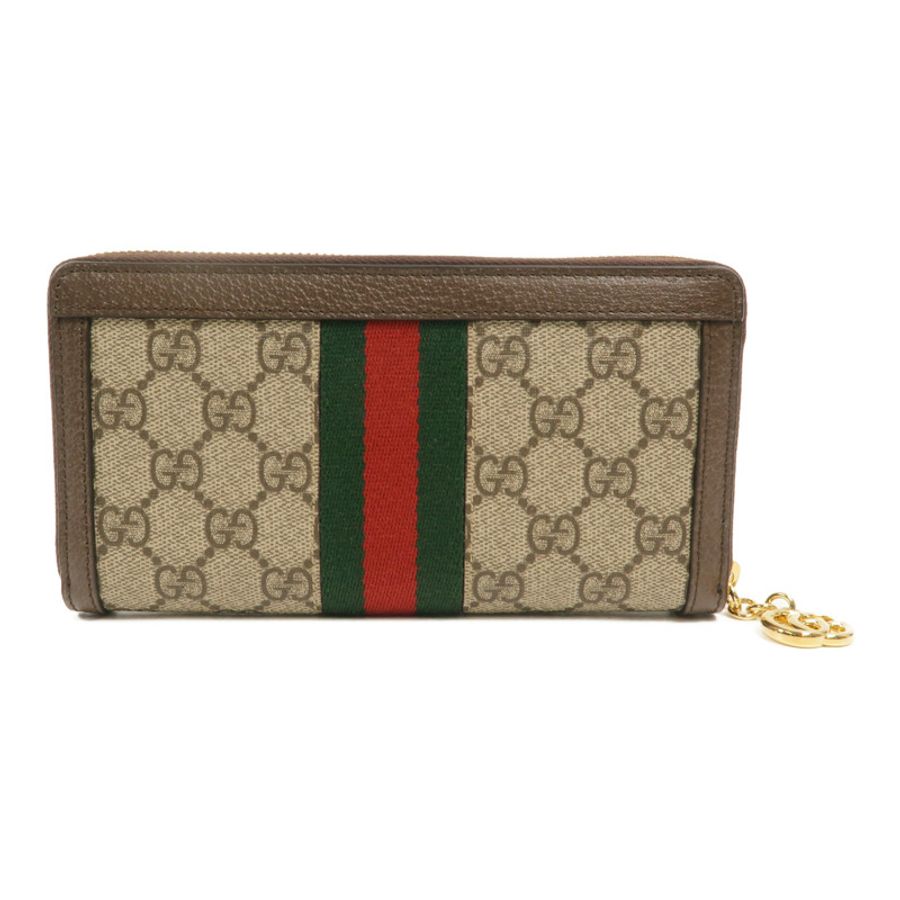 GUCCI 塗層帆布Zipper Long Wallet長錢包-1