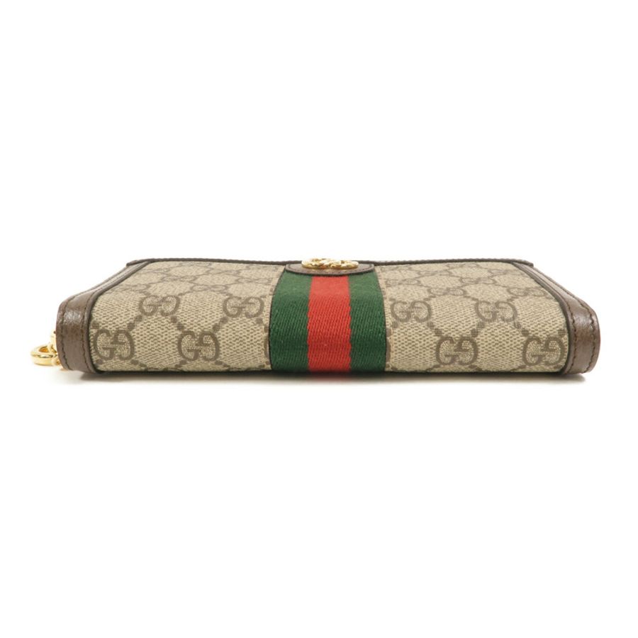GUCCI 塗層帆布Zipper Long Wallet長錢包-3