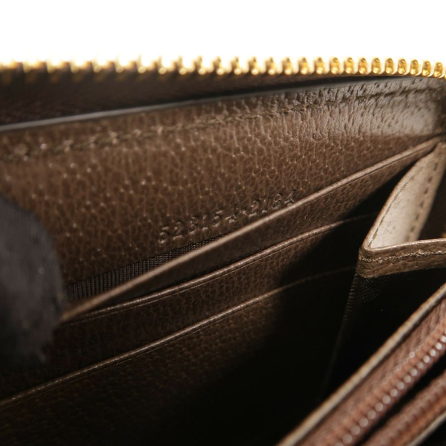 GUCCI 塗層帆布Zipper Long Wallet長錢包-8