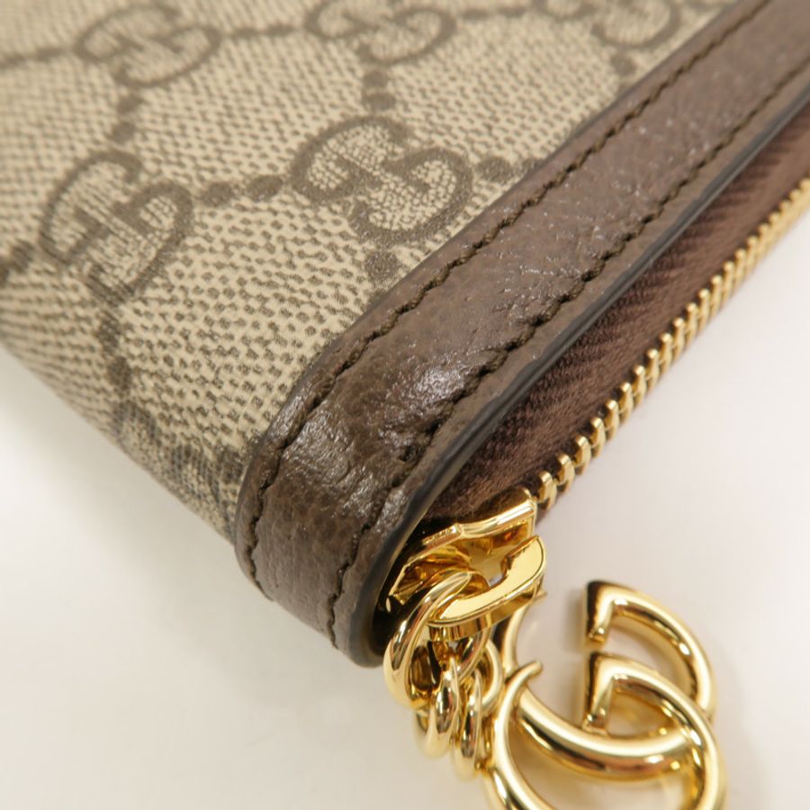 GUCCI 塗層帆布Zipper Long Wallet長錢包-15