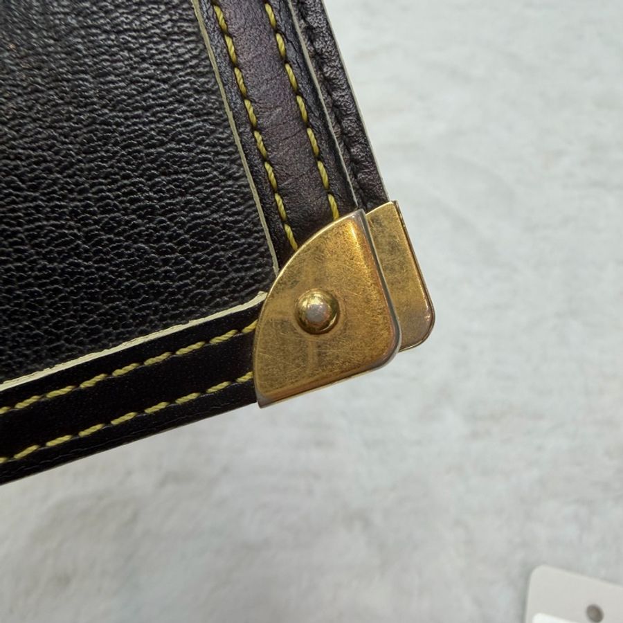 LV 絕版 Suhali 系列黑色山羊皮手帳本 IA729-23