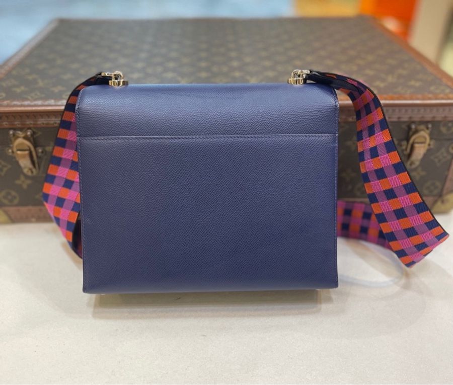 HERMES 愛馬仕 Verrou23手槍包 U刻 寬肩帶-1