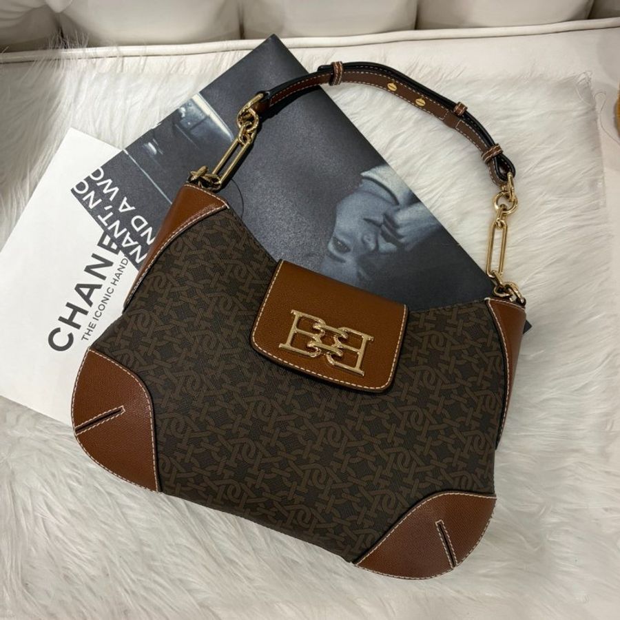 BALLY 老花鍊條手提包-0