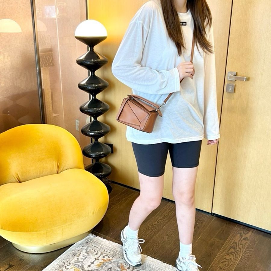 Loewe羅意威puzzle🌟 焦糖色 mini size-2