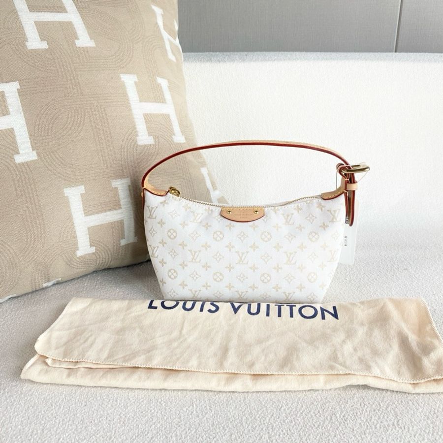 🌷新款芯片款!Louis Vuitton LV Hills Pochette 帆布飯盒包 沙丘色-0
