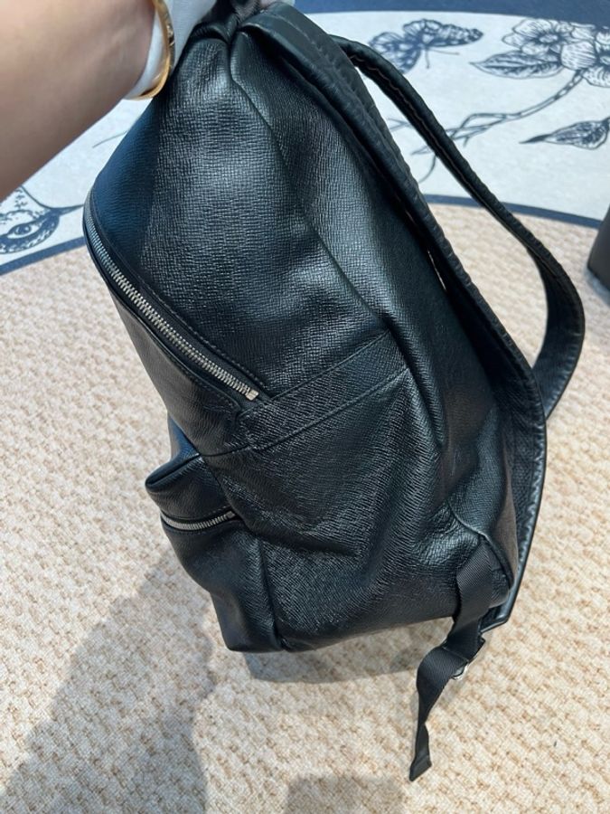 Louis Vuitton 路易威登 雙肩包 黑色牛皮-5