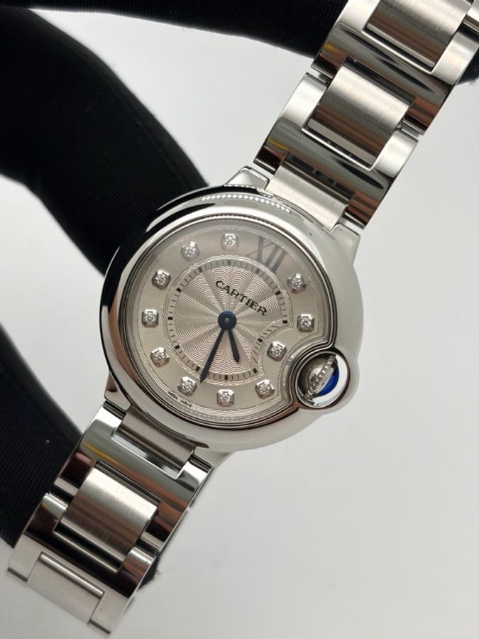 卡地亞Cartier Ballon Bleu de Cartier卡地亞藍氣球腕表 WE902073 石英機芯 精鋼 28-3