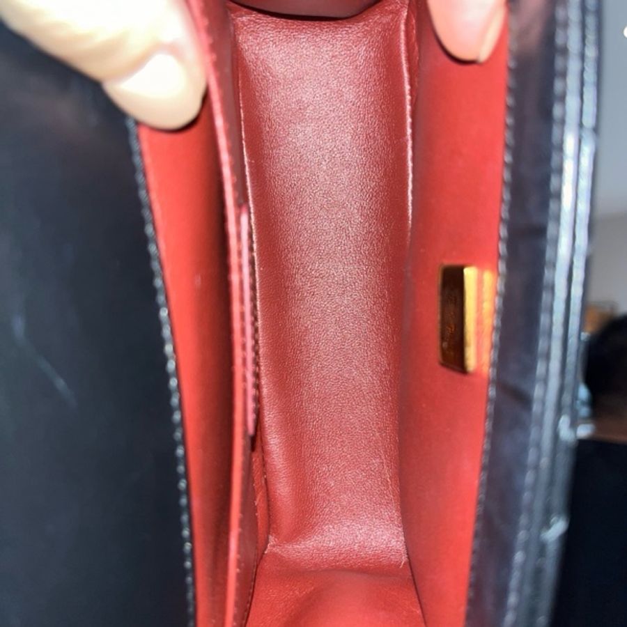 香奈兒CHANEL雙金珠斜挎包,成色98新,芯片款-8