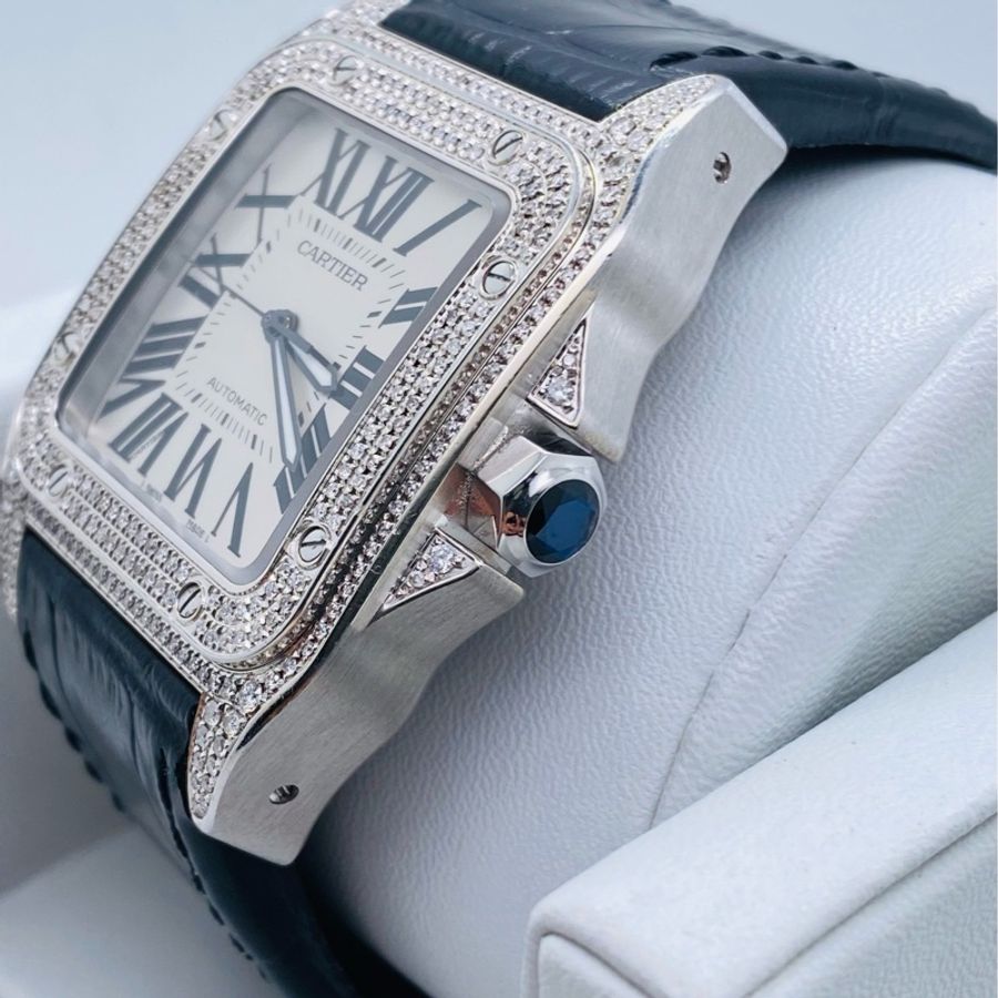 【原價50萬👍🏻全網最便宜💫】 Cartier/卡地亞 山度士 原價50萬港幣/250萬新台幣 經典鑽表-3