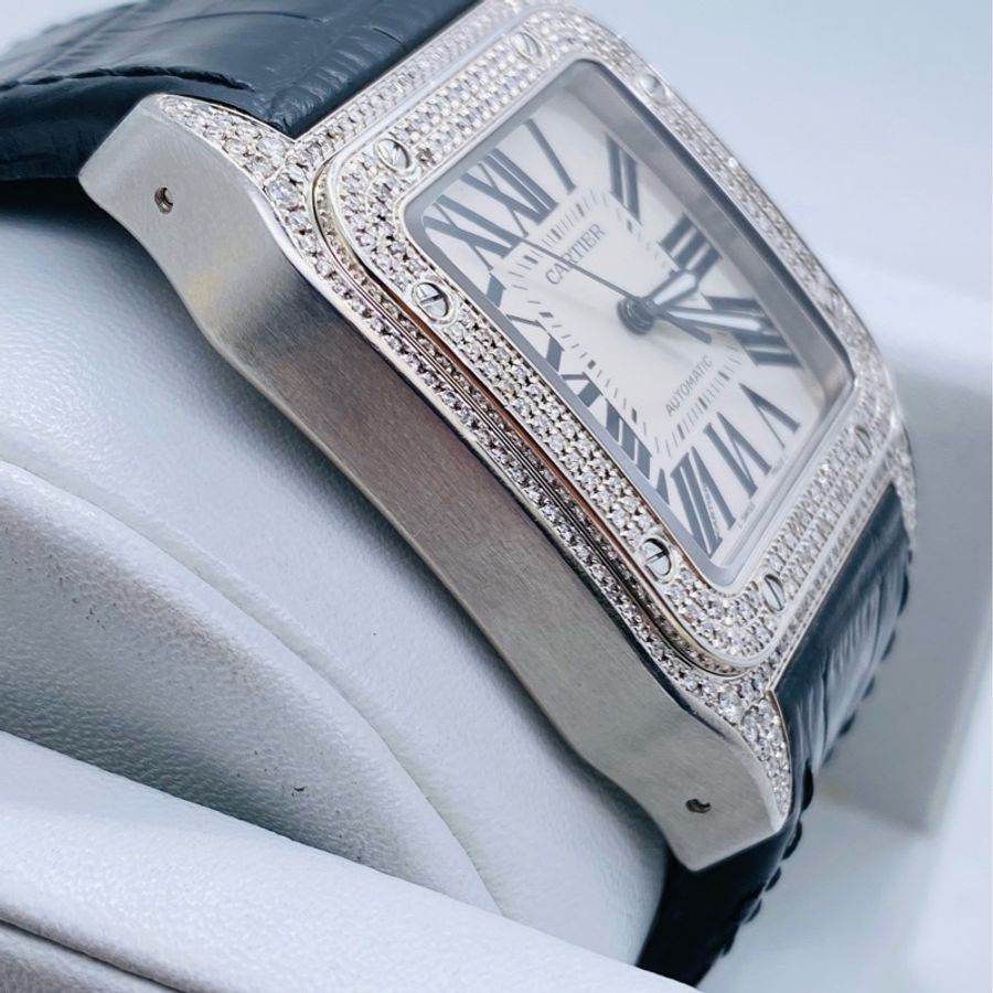 【原價50萬👍🏻全網最便宜💫】 Cartier/卡地亞 山度士 原價50萬港幣/250萬新台幣 經典鑽表-4